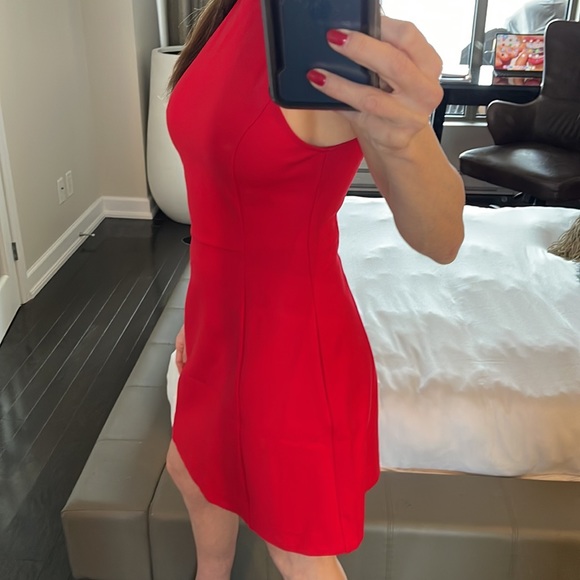 Red dress with pockets - Picture 4 of 7